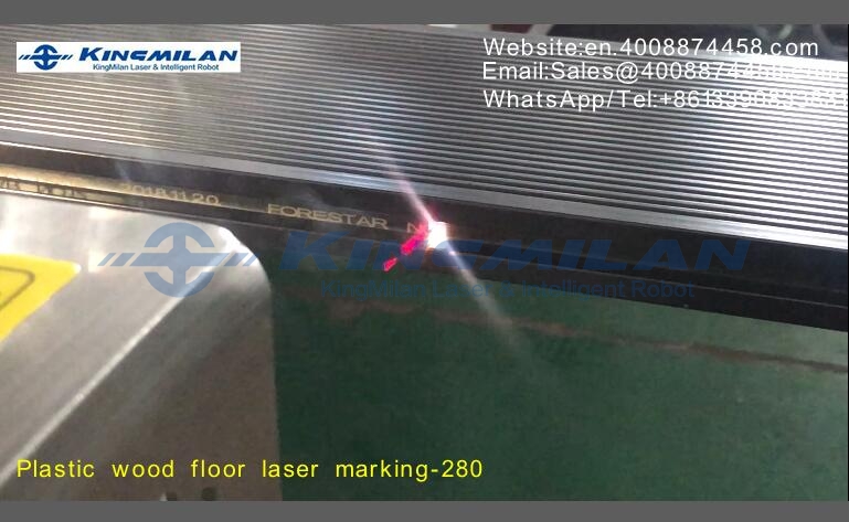 塑木地板_木塑地板_地板激光打標_塑木地板激光噴碼